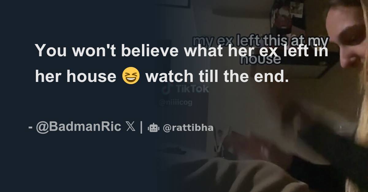 You won't believe what her ex left in her house 😆 watch till the end