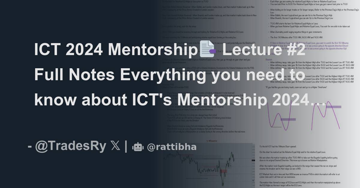 Ict 2024 mentorship lecture 2 full notes everything you need to know
